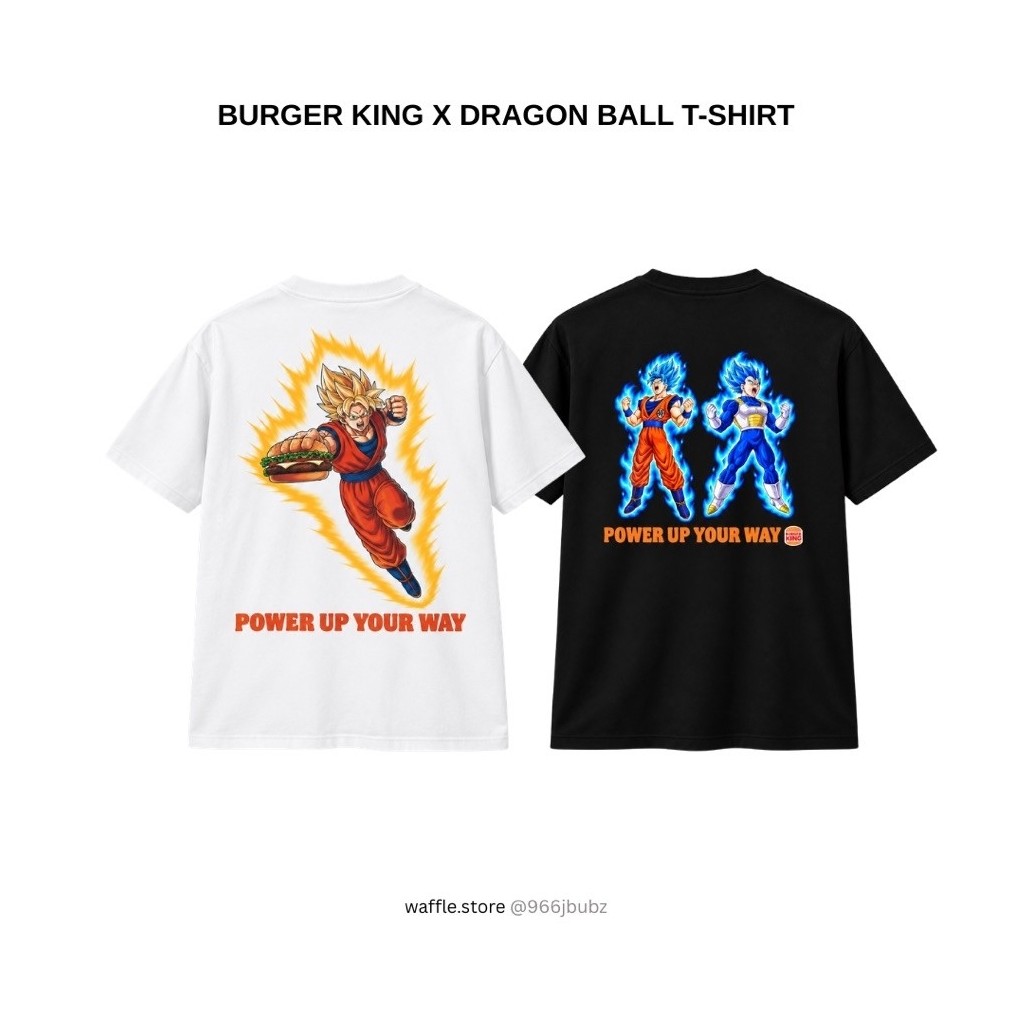 🇹🇭[ของแท้ 100% พร้อมส่ง] เสื้อ BURGER KING X DRAGON BALL T-SHIRT