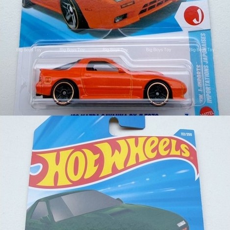 [Ready Stock] Hot Wheels '89 Mazda Savanna RX-7 FC3S HW J-Imports Diecast 1/64