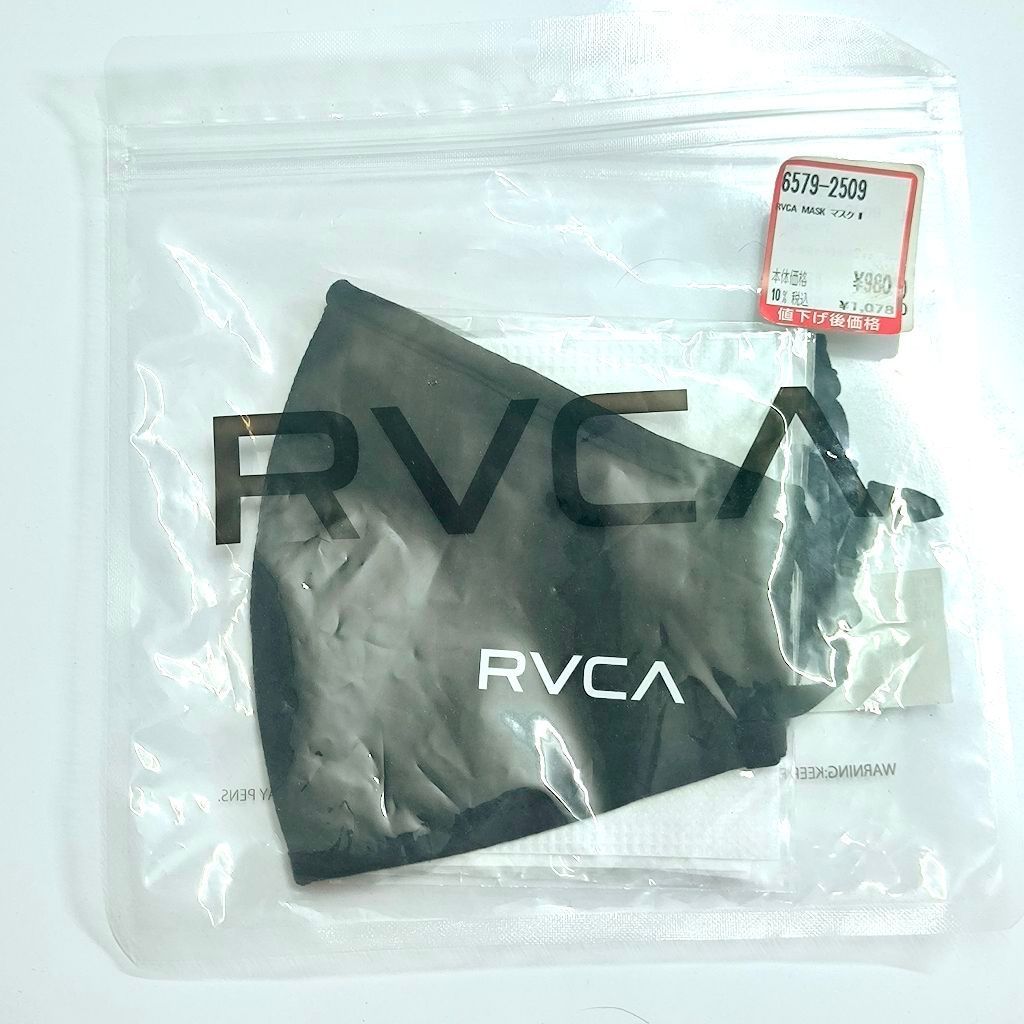 หน้ากากผ้าสีดำจากแบรนด์ RVCA🤿 ( RVCA Mask / Logo Mask)