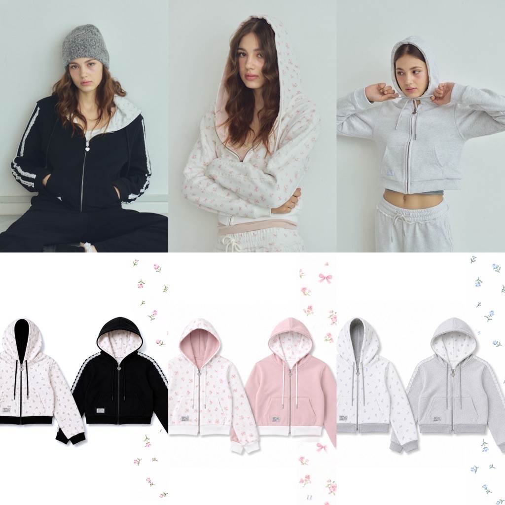[umore.made] Reversible - Rola Lace Hoodie เสื้อฮู้ด ใส่ได้ 2 ด้าน ผ้านุ่มใส่สบาย ดีเทลลูกไม้ละมุนในสไตล์ everyday wear