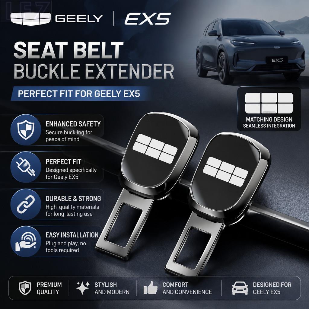 เหมาะสําหรับ Geely EX5 Safety Buckle Extender Geely EX5 อะไหล่รถยนต์ H89Hth A8LL