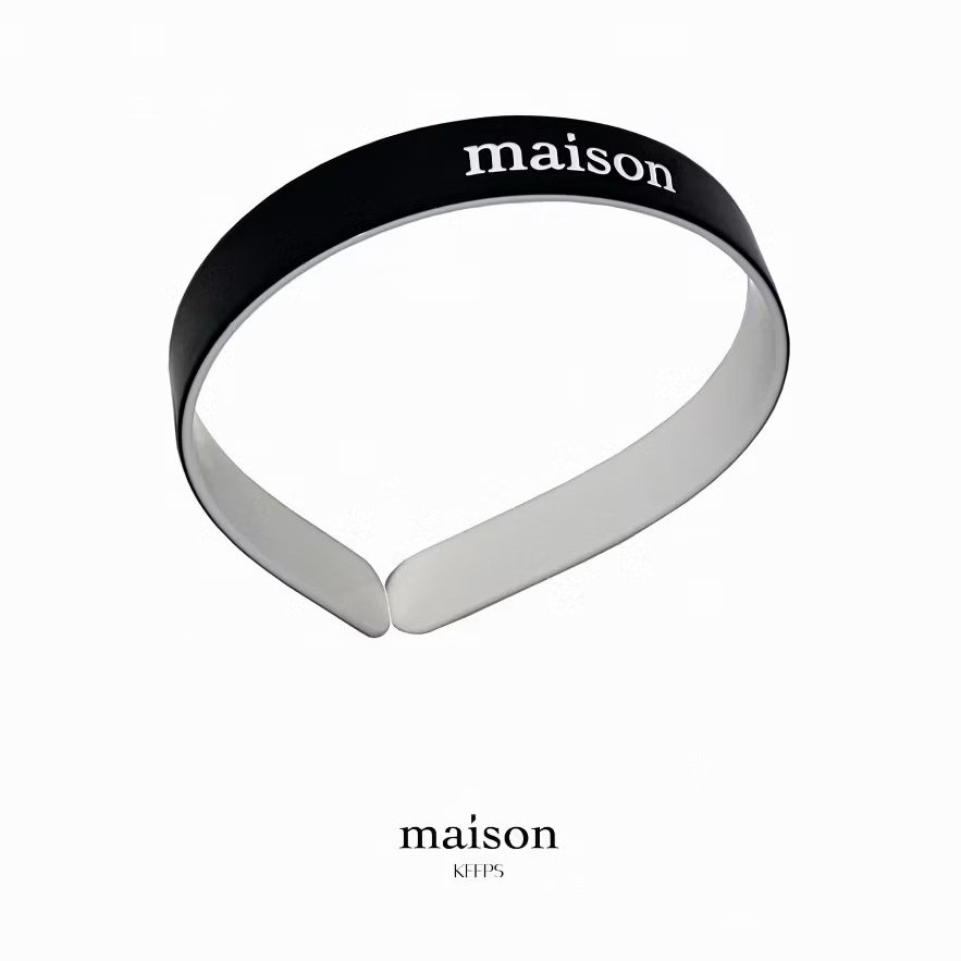 maison KEEPS | Original maison Logo Hair Band หรือที่คาดผมโลโก้ maison