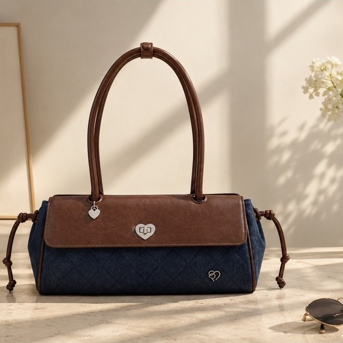 PONYPONY Sa-Na L Denim 8802 Shoulder bag กระเป๋าสะพายข้าง