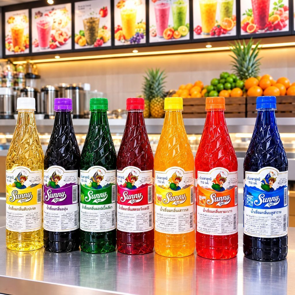 Sunny boy น้ำหวานเข้มข้น ปริมาตรสุทธิ 710 มล.ทุกรส (บรรจุ 12 ขวด)