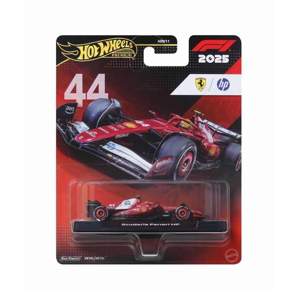 ของแท้ พร้อมส่งที่ไทย📍Hot wheels F1 Premium เบอร์ 44 Ferrari