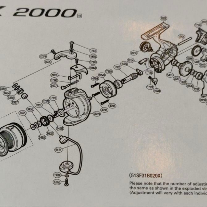 Shimano FX 2000 ปี 19