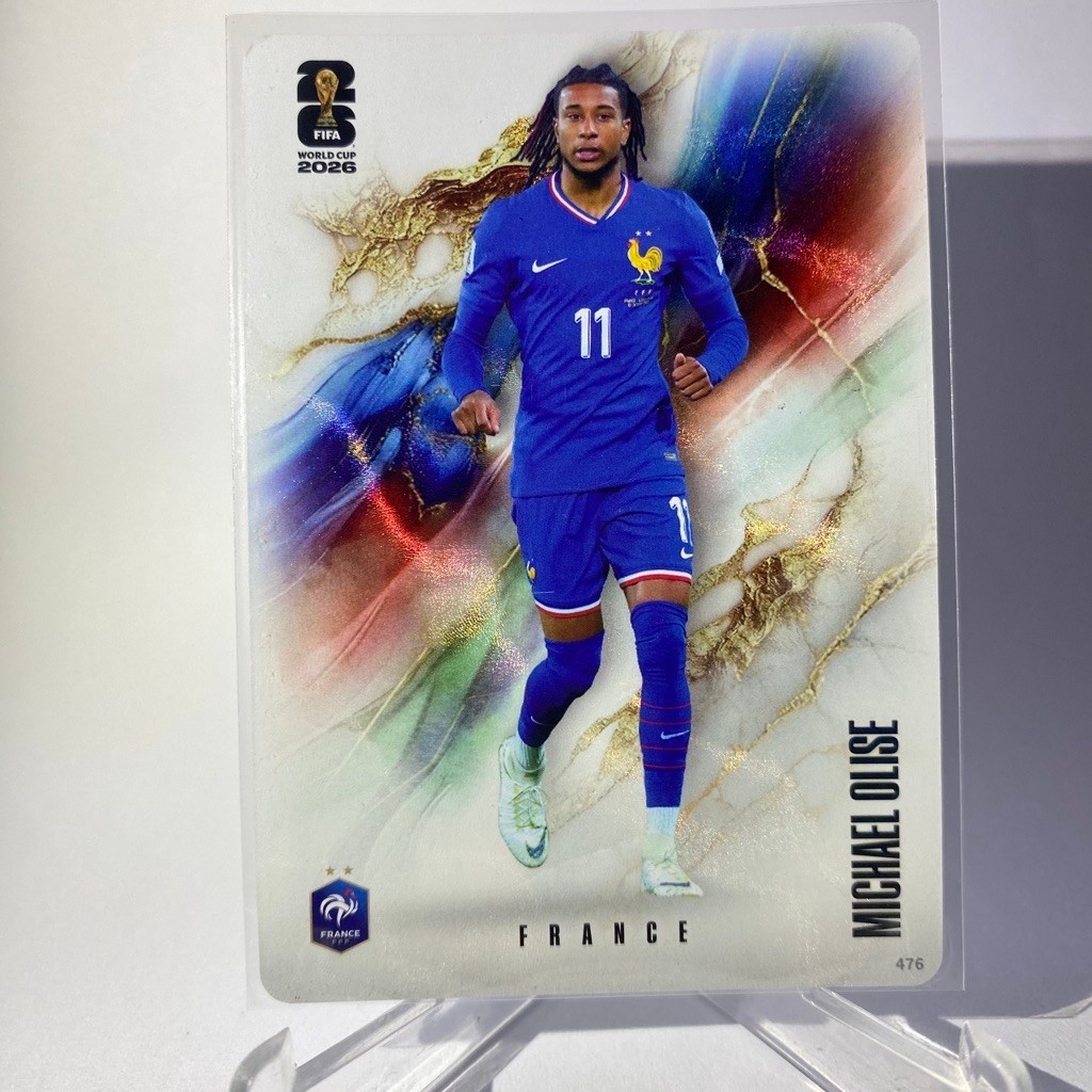 การ์ดนักฟุตบอล MICHAEL OLISE, FRANCE, PANINI 2026, (การ์ดบาง) No.476