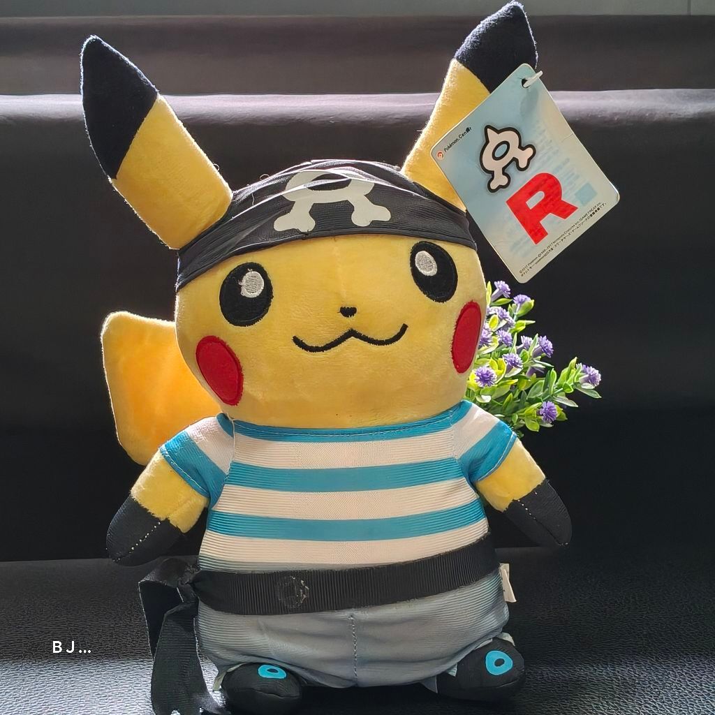 ตุ๊กตา Pokemon Pikachu Original Member Pikachu ชุดโจรสลัด แท้💯