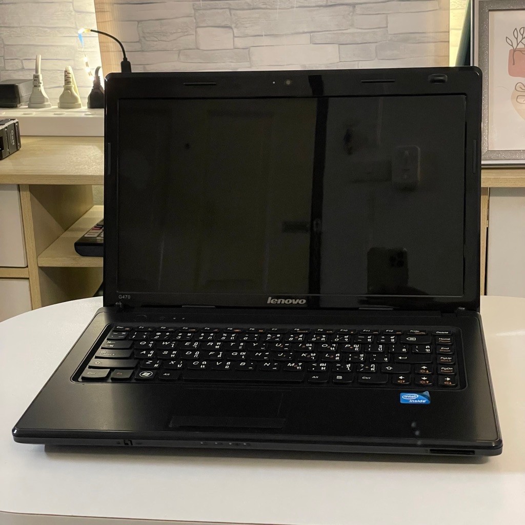 Lenovo G470 โน๊ตบุ๊คมือสอง งานซาก/อะไหล่ เปิดติด มีแบต+สายชาร์จ