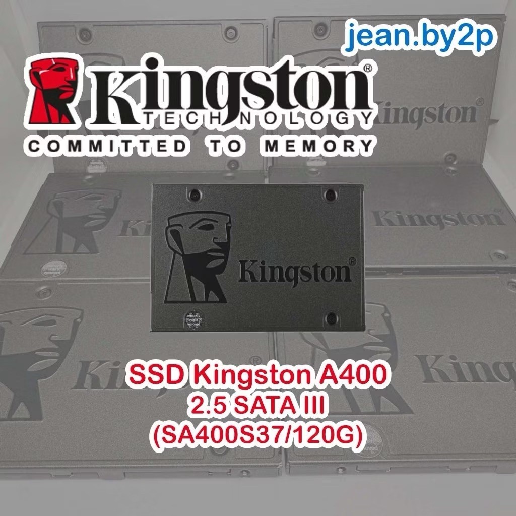 Kingston SSD 120 GB (เอสเอสดี) Kingston A400 2.5 SATA III (SA400S37/120G) SSD มือสอง