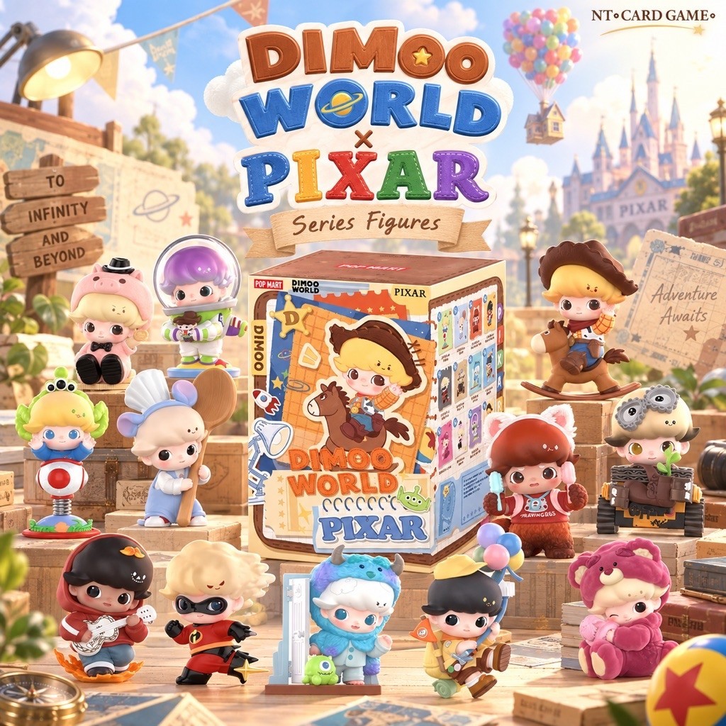 [ พร้อมส่งจากช็อปไทย ] DIMOO WORLD × PIXAR Series Figures