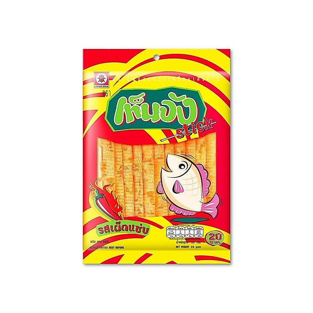 เท็นจังสติ๊กเผ็ดแซ่บ 35 กรัม TEN JUNG STICK CHILI FLAVORED 35 G.