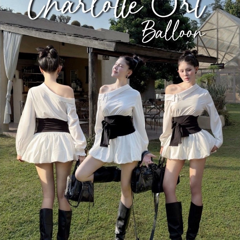 Chuuclothing Charlotte balloon set [พร้อมส่ง] เก็บโค้ดหน้ากิจกรรม