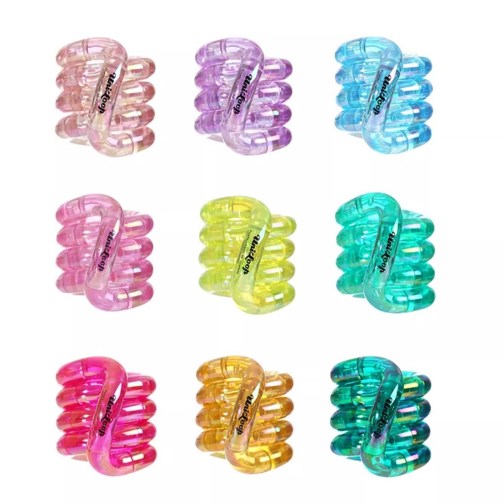ของเล่นบำบัดนิ้ว Uniloop แท้ บรรเทาความเครียด แบบพันกัน สไตล์เดียวกัน Twisty Gem GEMS