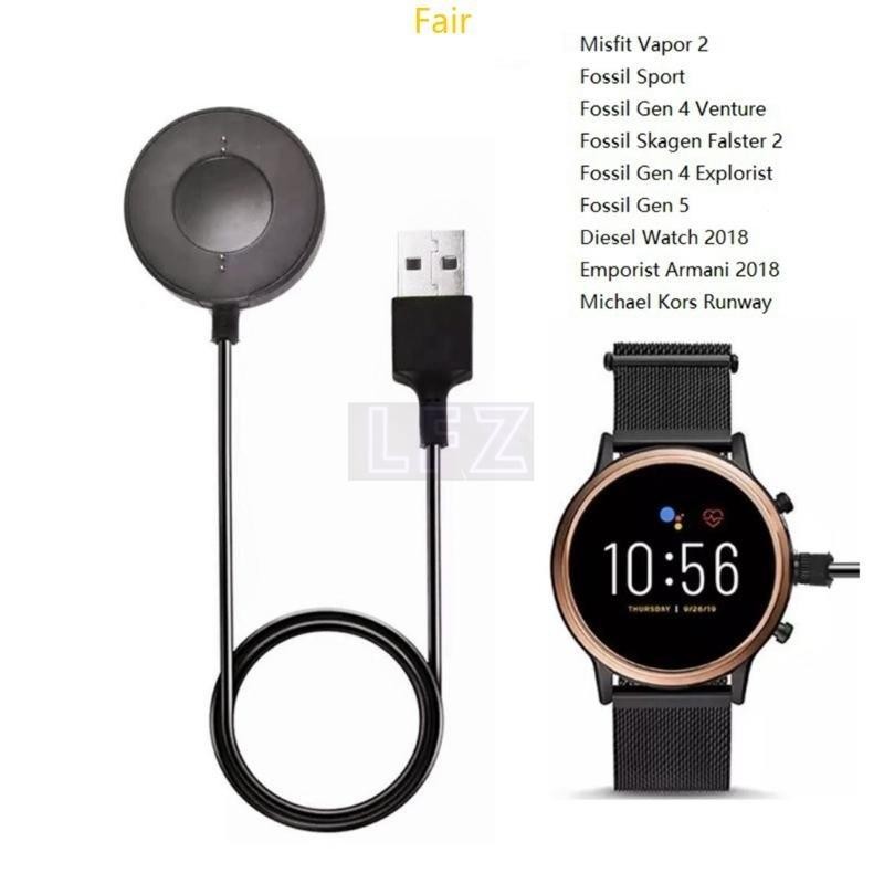 Fair Smartwatch Charger สําหรับ Fossil Gen 6 Gen 4 Gen 5 USB Magnetic Charger Adapter สายชาร์จ