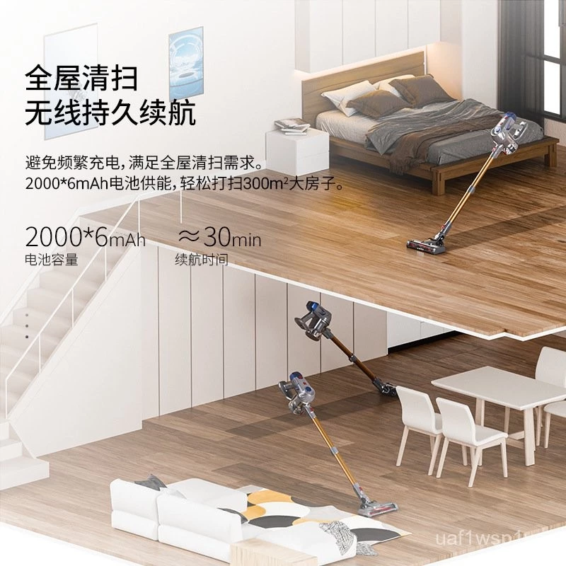 เครื่องดูดฝุ่นไร้สายมือถือ OGGT สำหรับบ้านและพรม thumbnail 4