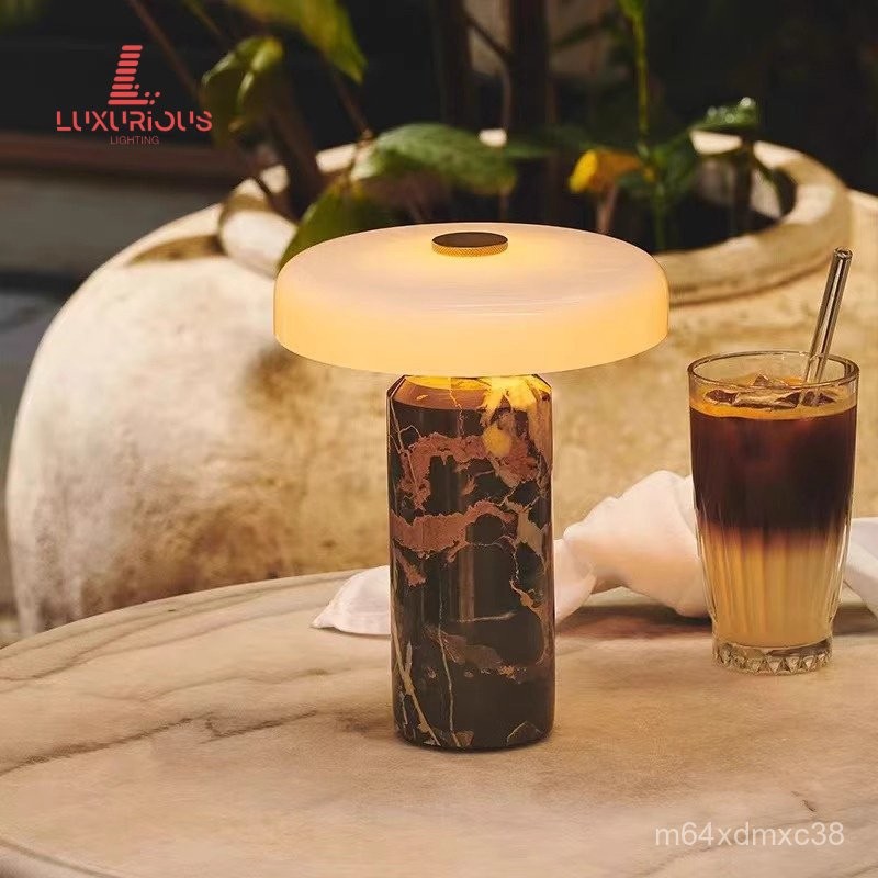 Designer Villa Board Room Stone Table Sample Marble Modern Table Lamp Postmodern Designer Light Crea