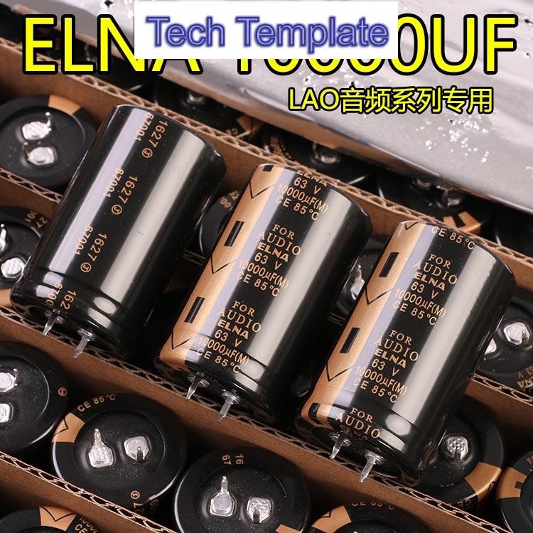 ของแท้ ตัวเก็บประจุไฟฟ้า ELNA 50V 63V 80V 100V 10000uf 15000uf สําหรับตัวกรองเสียง Hifi 2 ชิ้น