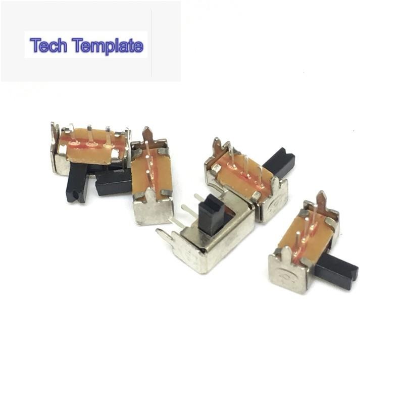 ลูกบิดสวิตช์ด้านข้าง Sk12D07 3 Pin Pcb 2 ตําแหน่ง 1 P2T Spdt Sk12D07Vg4 Inventor. Th 20 ชิ้น