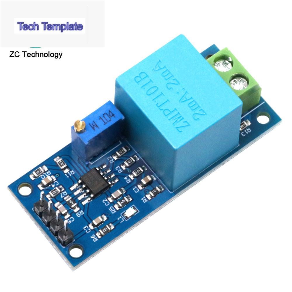 Active เฟสเดียวโมดูลหม้อแปลงแรงดันไฟฟ้าเอาต์พุต AC เซ็นเซอร์แรงดันไฟฟ้าสําหรับ Arduino Mega ZMPT101B