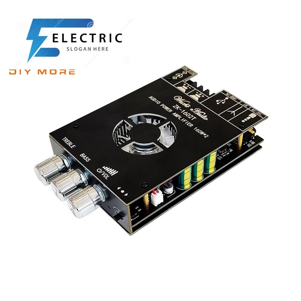 DIYMORE ZK-1602T ZK-1002MT 2.0 Channel บลูทูธ 5.0 โมดูลขยายเสียงสเตอริโอ TDA7498E