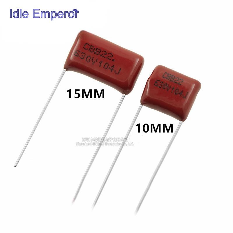 Cbb22 ตัวเก็บประจุ 630V 104/154/224/334/474/684/824J 0.1 UF 100 330NF Plug-In Capacitor CBB Capacito