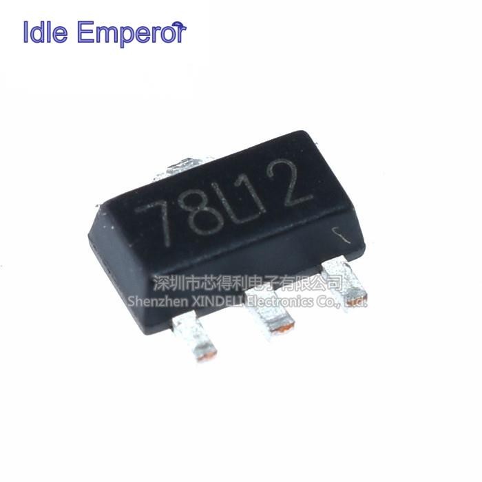 ยี่ห้อใหม่ CJ78L05 78L06 78L08 78L09 78L10 78L12 78L15 Patch SOT89