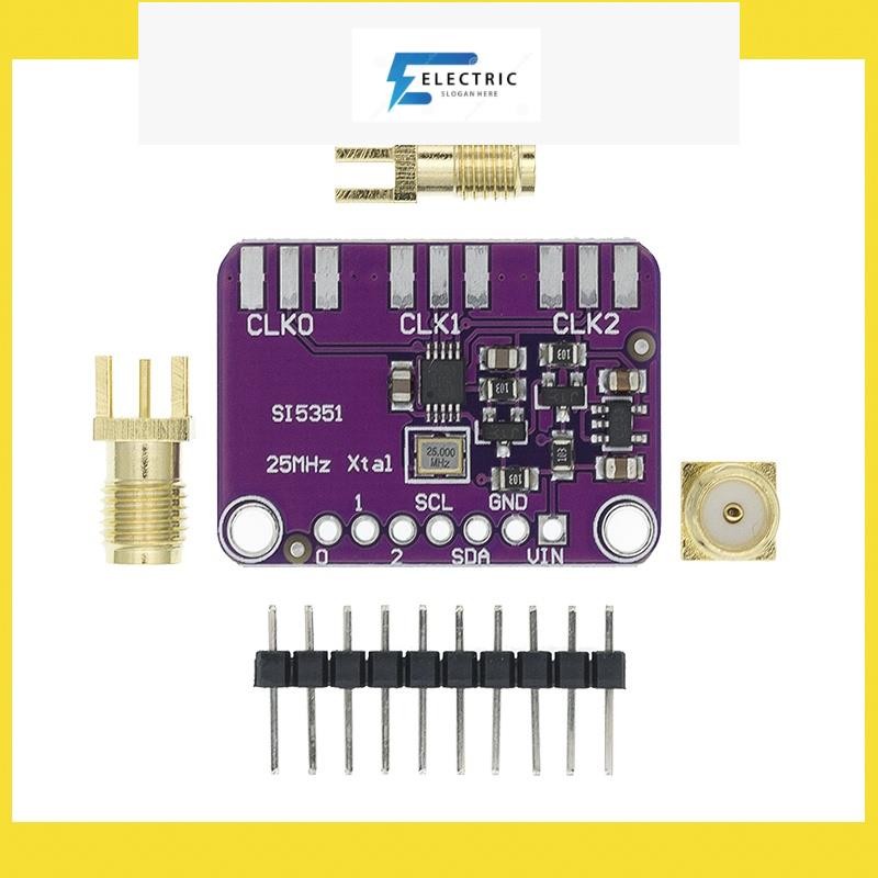 DC 3V - 5V Cjmcu-5351 Si5351A Si 5351 I2C บอร์ดโมดูลเครื่องกําเนิดสัญญาณนาฬิกา 8 Khz - 160 Mhz