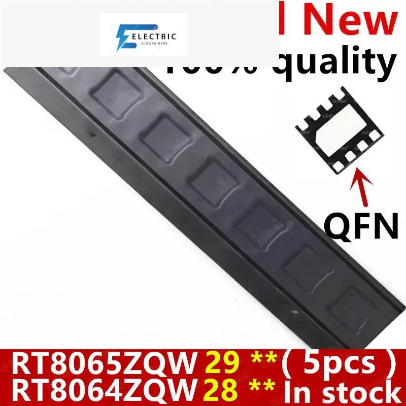 (5ชิ้น) 100% ใหม่ RT8065ZQW RT8065 ( 29 EG 29 EF 29 ED .. ) RT8064ZQW RT8064 ( 28 EG 28 EF 28 ED .. 