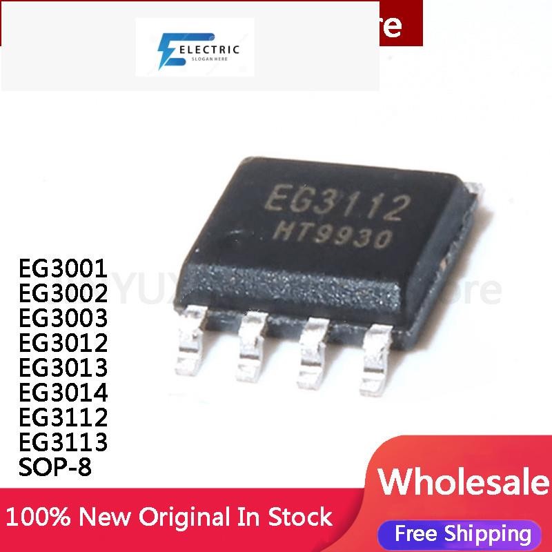10 ชิ้น EG3001 EG3002 EG3003 EG3012 EG3013 EG3014 EG3112 EG3113 SOP8 ชิป IC ขายส่ง