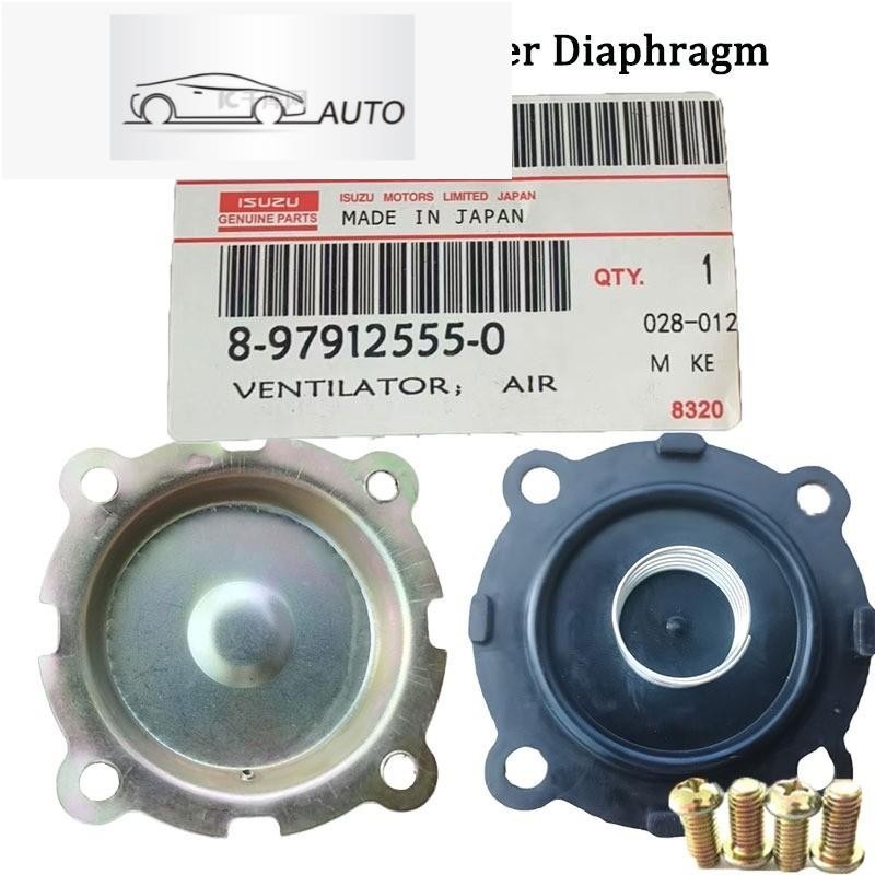 HYS ISUZU ไดอะแฟรมศูนย์แท้ D-max TFR Dragoneye ท่อไอเสีย Vent คือเครื่อง Die-Frag จริงหมายเลข 8-9791