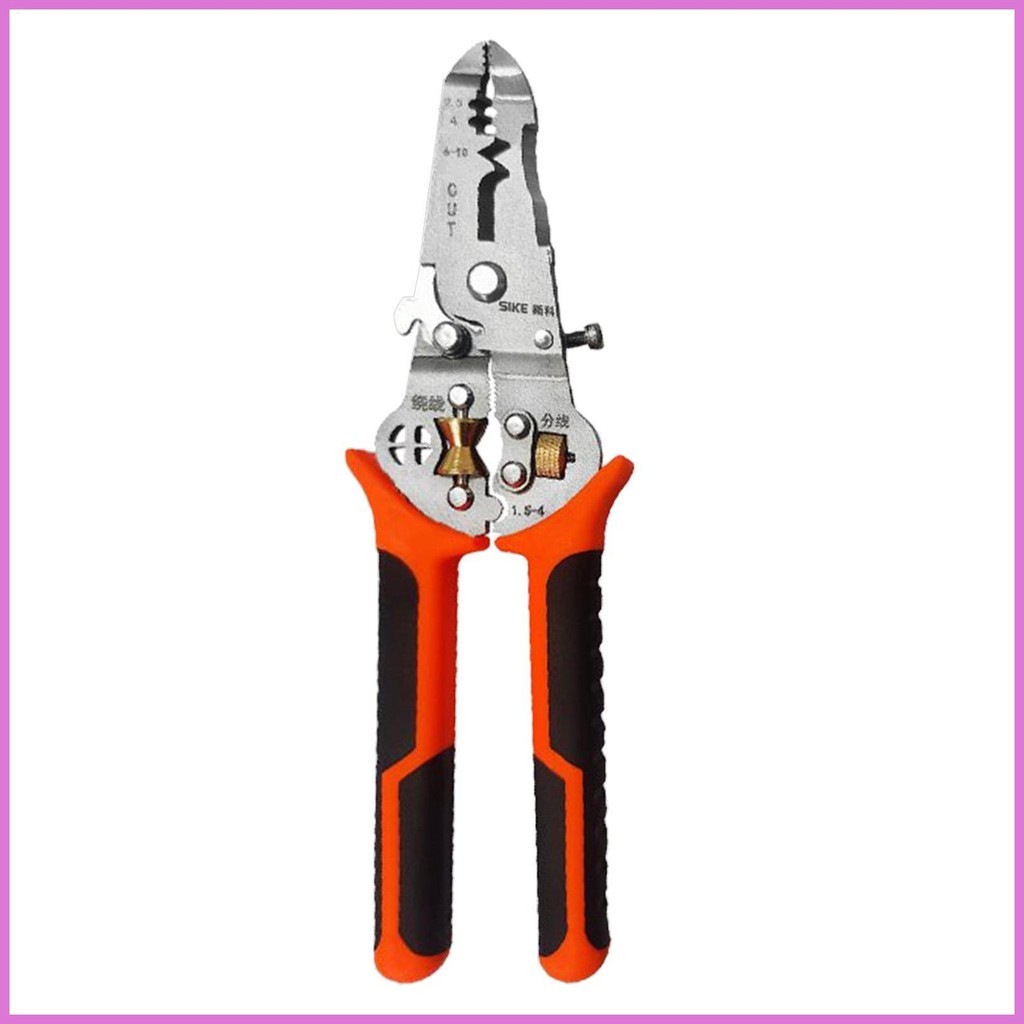 Wire Stripper คีมมัลติฟังก์ชั่ไฟฟ้า Wire Stripper Wire Stripper Crimper ที่มีประสิทธิภาพปอกสายไฟ yik