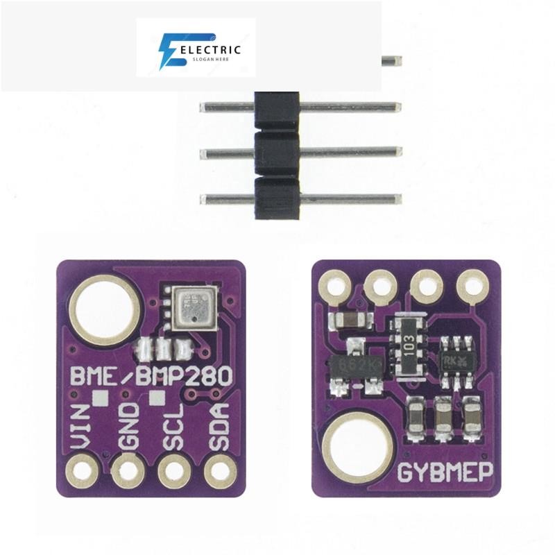 เซนเซอร์วัดอุณหภูมิดิจิตอล BME280 bme 280 iuchtigkeit lftdruck modul i 2 c 1 . 8 - 5v GY-BME280 5V