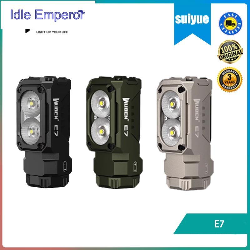 Wuben E7 TYPE-C ไฟหน้าแบบหมุนเวียน 1800 ลูเมน