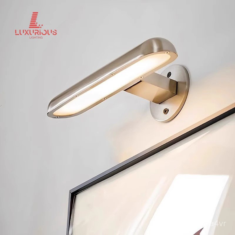 Bauhaus Retro Mirror Front Small Wall Lamp Minimalist Niche Corridor Aisle Picture Light Adjustable 