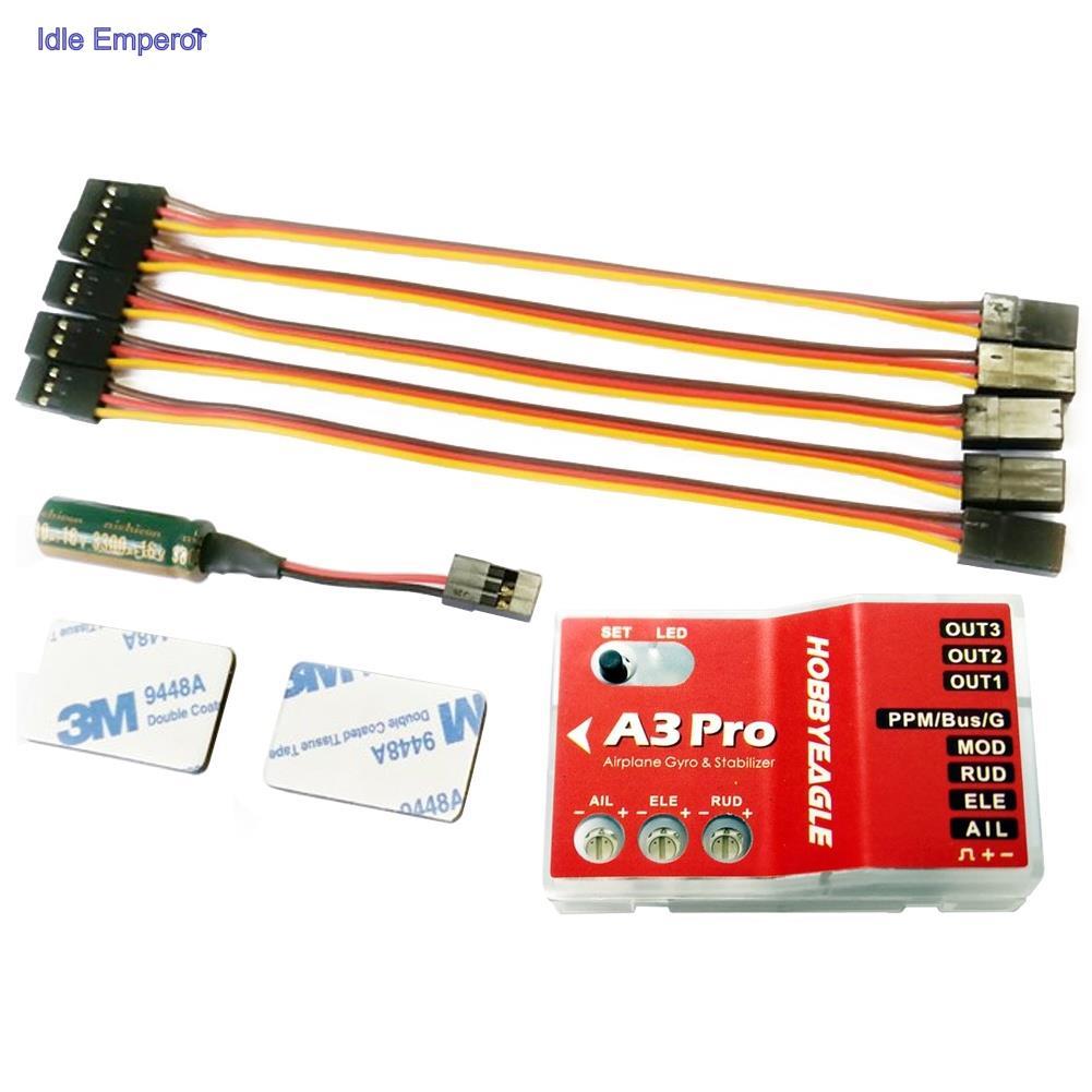 Hobbyeagle A3 Pro / A3 Pro V2 6-Axis Gyro ระบบควบคุมการบิน สําหรับเครื่องบิน Futaba Flysky