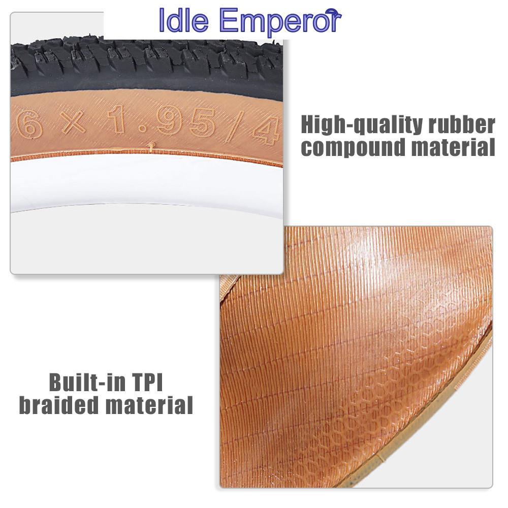 Sportstar.th Cousopo Mountain Bike Tire Tire เปลี่ยนล้อ 26x1.95 นิ้ว MTB 30TPI