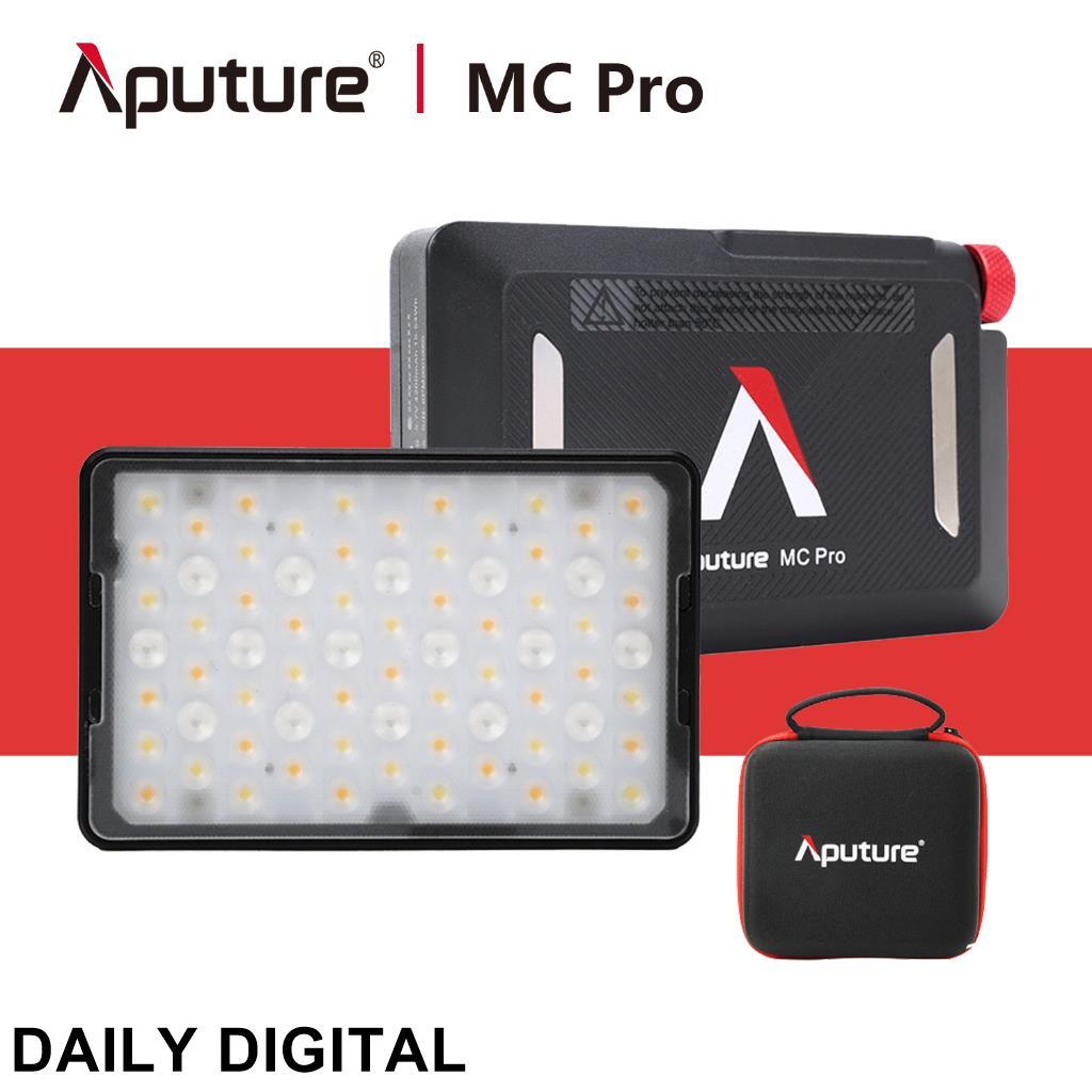 ไฟพ็อกเก็ต Aputure MC Pro 5w RGBww Mini 2000K-10000K 9 เอฟเฟคไฟในตัว IP65 CRI 96+ สําหรับวิดีโอ สตูด