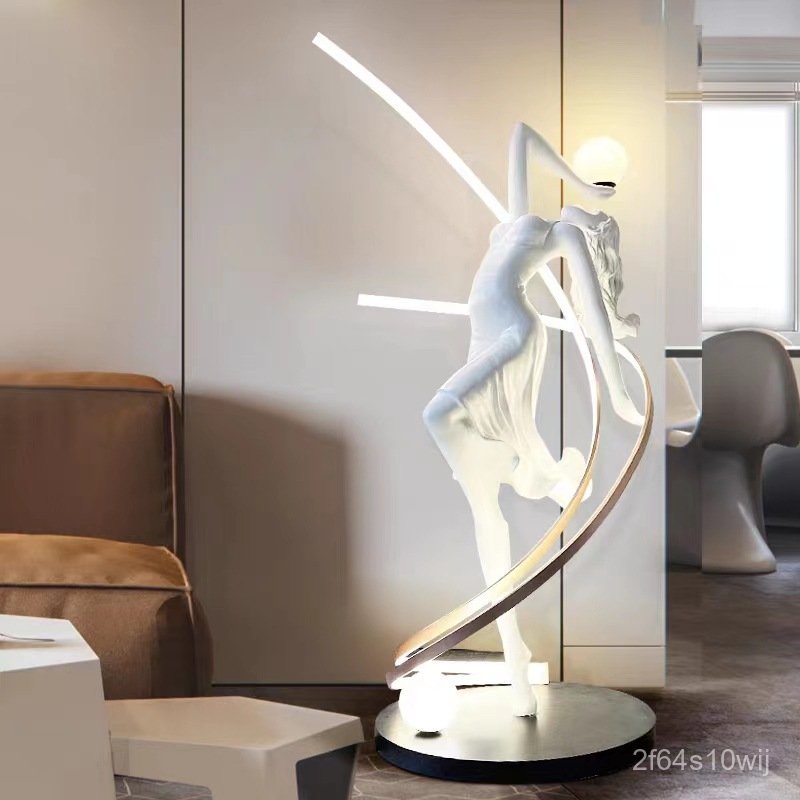 Art Sculpture Floor Lamp Designer Hotel Clubhouse Gallery Lobby Exhibition Hall Creative Portrait Gi