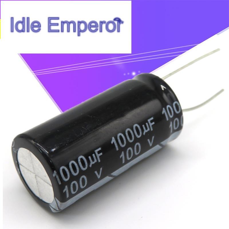 ตัวเก็บประจุไฟฟ้า 100V1000UF 18*35 มม. 1000UF 100V 18*35 5 ชิ้น