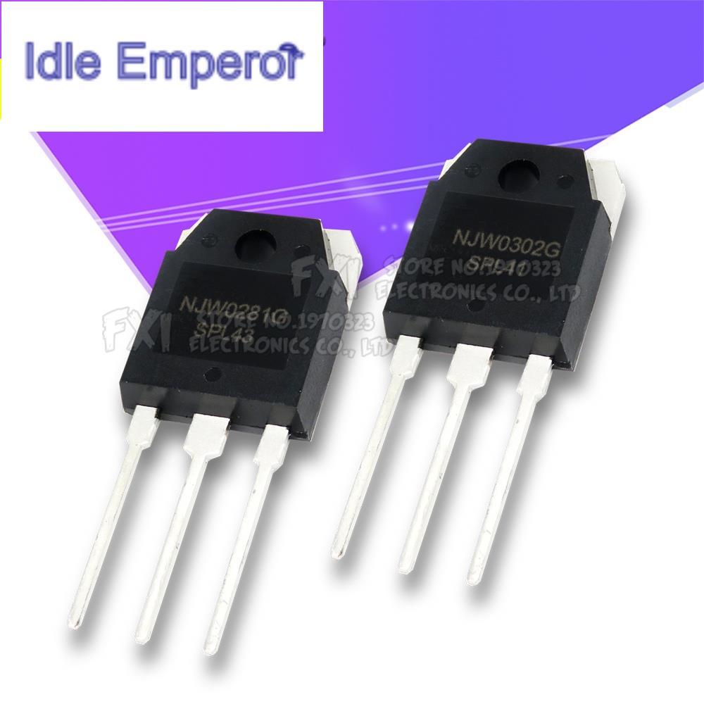 อินไลน์ NJW0281G NJW0302G NJW0281 NJW0302 TO3P TO-3P 5 ชิ้น