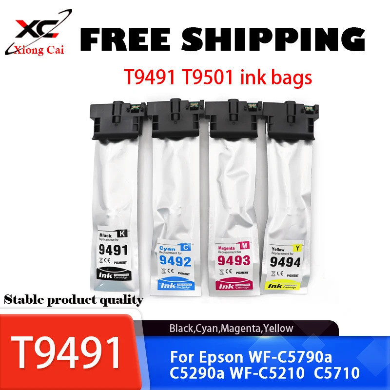 T9491,T9492,T9493,T9494 T9501 9481 948 T948 Pigment Ink Cartridge,For Epson WorkForce Pro WF-C5790a/