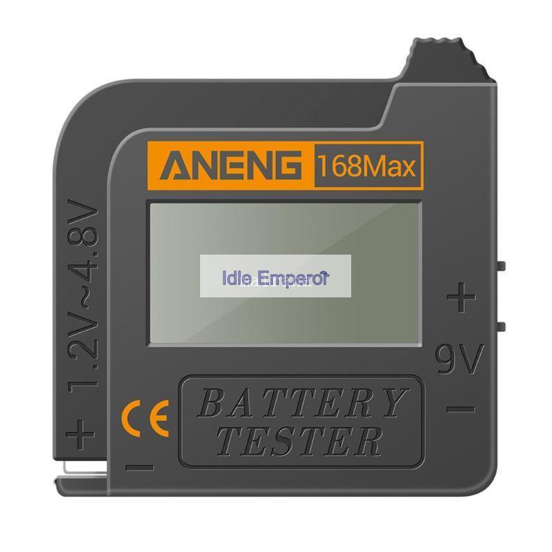 【MT】เครื่องทดสอบความจุแบตเตอรี่ลิเธียมดิจิทัล 168max หน้าจอ AAA AA ตรวจสอบปุ่ม