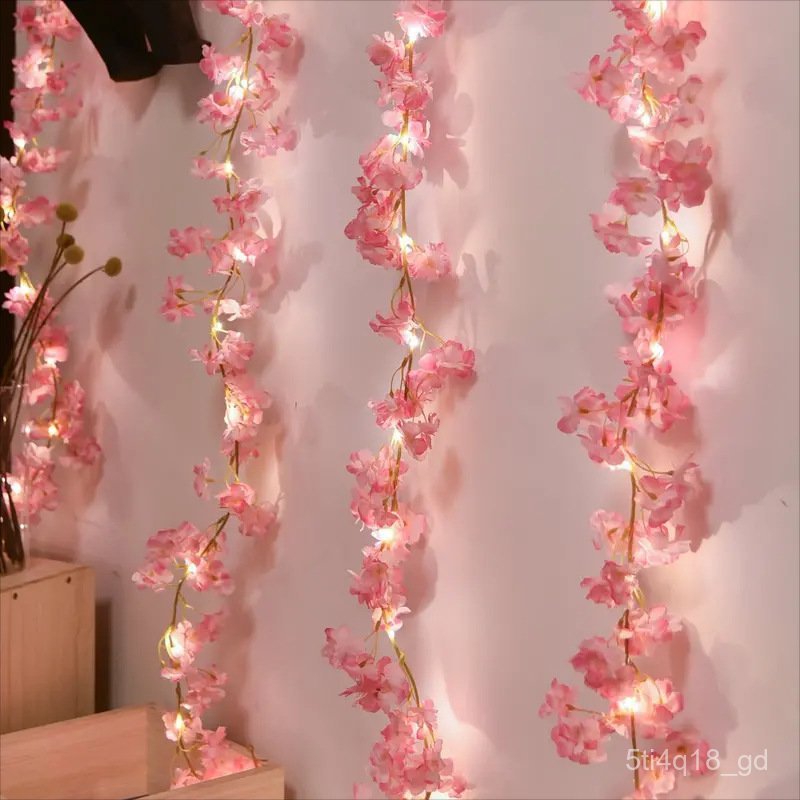 Sakura Season Decoration Room Decoration Bedroom Artificial Atmosphere Light Girl Heart Colorful Lig
