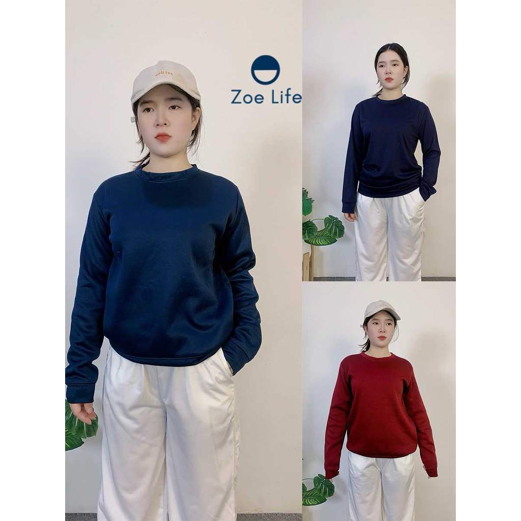 เสื้อแขนยาวผู้หญิง เสื้อคอตตอน รูปทรงสวย