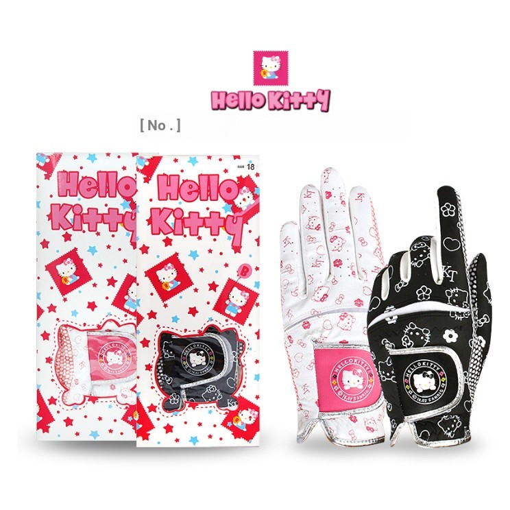 KT Cat Ladies GOLF Gloves Fashion Anti-Slip Anti-Sun GOLF Gloves GOLF GLOVE
