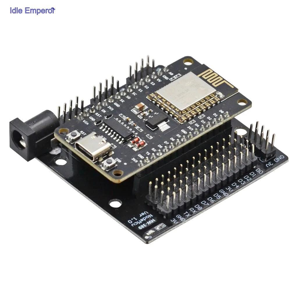 ประเภท C Nodemcu Baseboard + NodeMcu V3 Lua บอร์ดพัฒนา WIFI ESP8266 โมดูล Wifi แบบอนุกรม