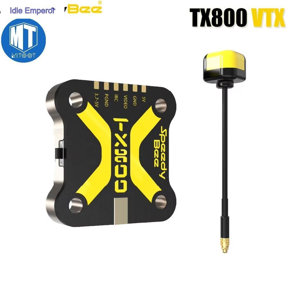 SpeedyBee TX800 VTX 5.8G 48CH PitMode 25mW/200mW/400mW/800mW เอาต์พุตระยะยาวเครื่องส่งสัญญาณเสาอากาศ