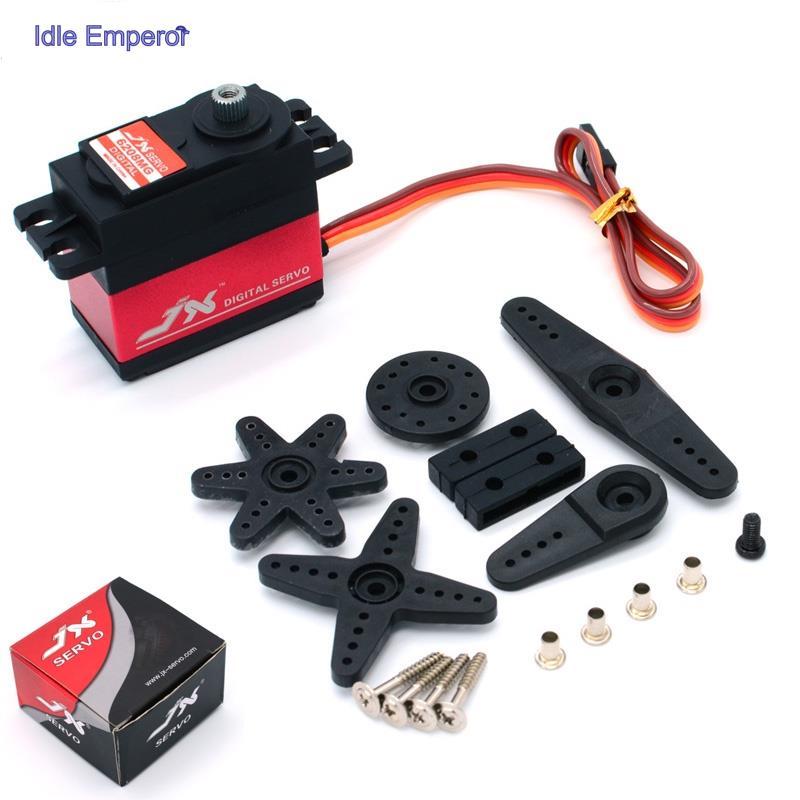 Jx Servo PDI-6208MG เกียร์โลหะ ความเร็วสูง 8 กก. 0.07 วินาที 120 องศา สําหรับโมเดลรถบังคับ 1/10