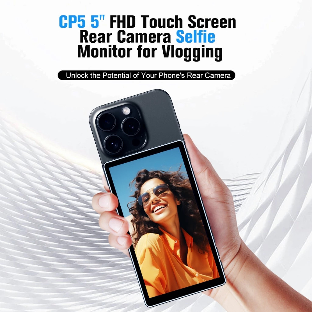 Shimbol CP5 Vlog selfie Recording display screen โทรศัพท์มือถือแม่เหล็กด้านหลังกระจกแสดงผลเซลฟี่ กล้